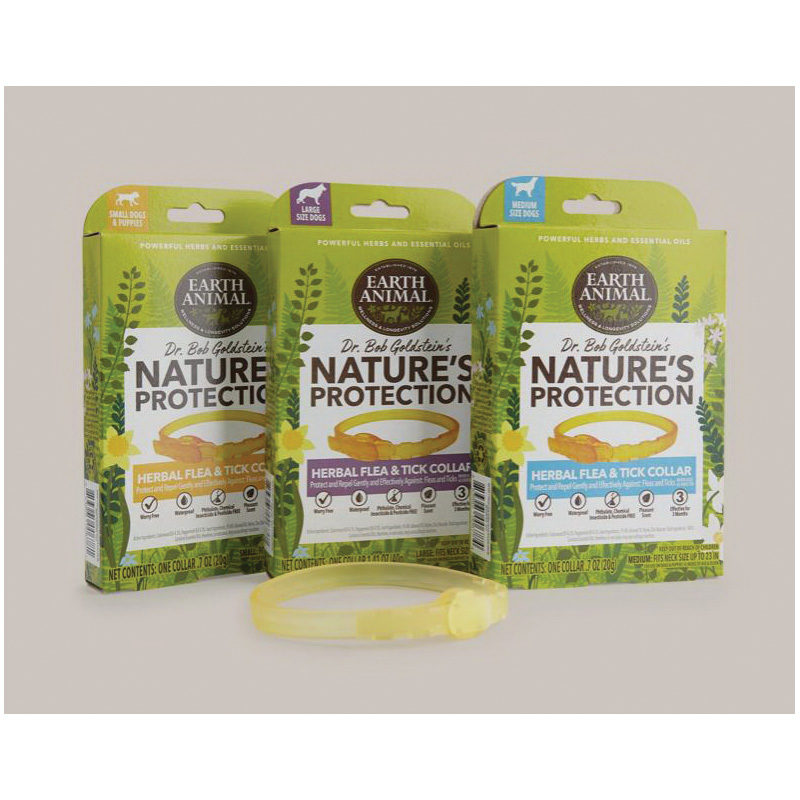 Earth Animal Nature's Protection 677 Flea and Tick Herbal Collar, M, Lasts up to: 3 months - 1