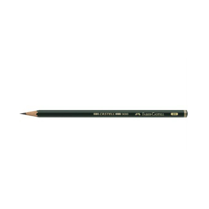 Faber-Castell 119012 Pencil, 2H Lead, Wood Barrel, 175 mm L - 2