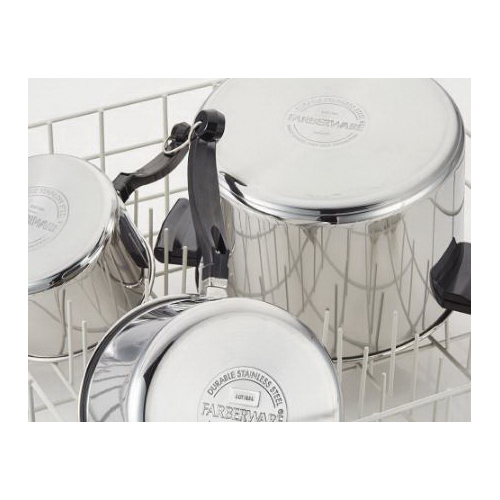 Farberware Classic Series 70369 Butter Warmer, 0.625 qt, Stainless Steel, Comfort-Grip Handle - 4