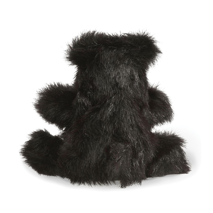 Folkmanis 2232 Puppet, Baby Bear, Soft Fur, Black - 2