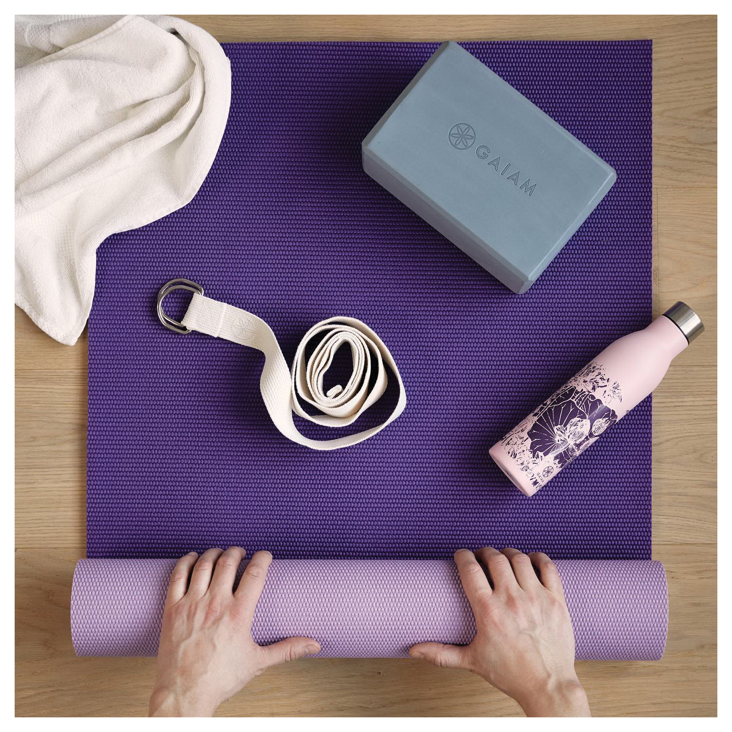 Gaiam 05-60526 Yoga Mat, PVC, Plum Jam - 2