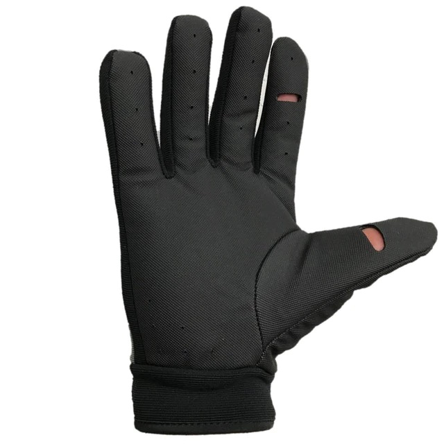 Glacier Glove Elite Angler 781BK-L Gloves, L, Hook-and-Loop Cuff, Leather, Black - 2