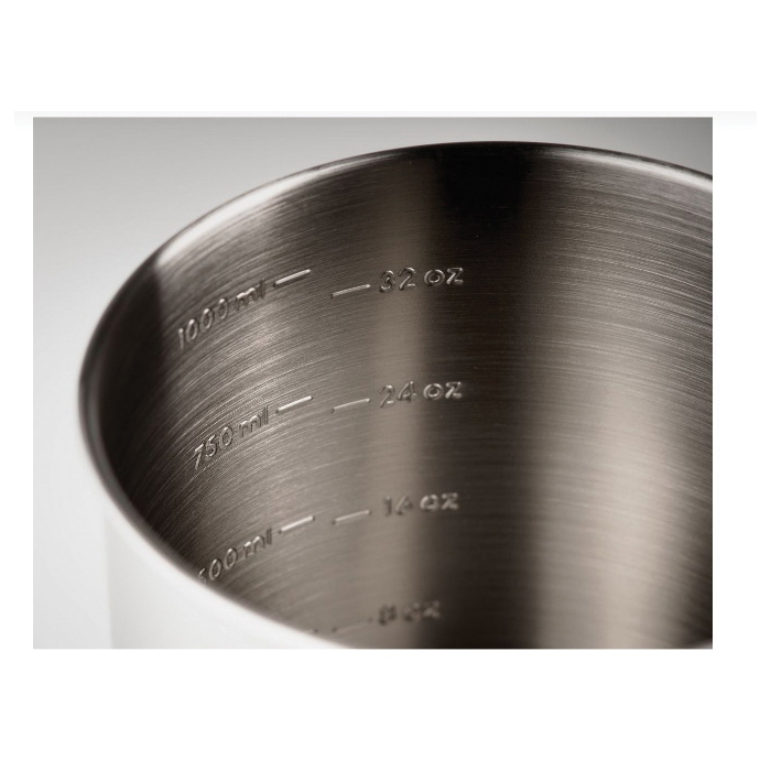 GSI 68190 Glacier Boiler, 1.2 qt Capacity, Stainless Steel, Silver, Folding, Locking Handle - 4