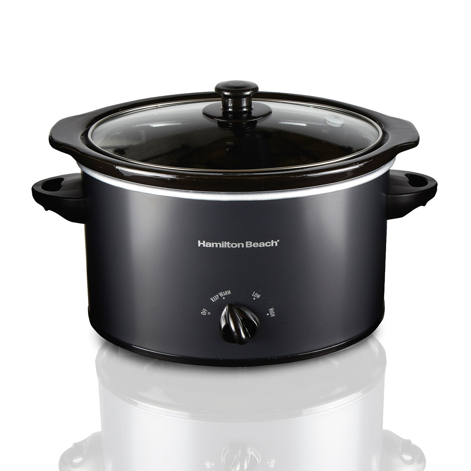 Hamilton Beach 33231 Slow Cooker, 3 qt Capacity, Stoneware, Black - 2