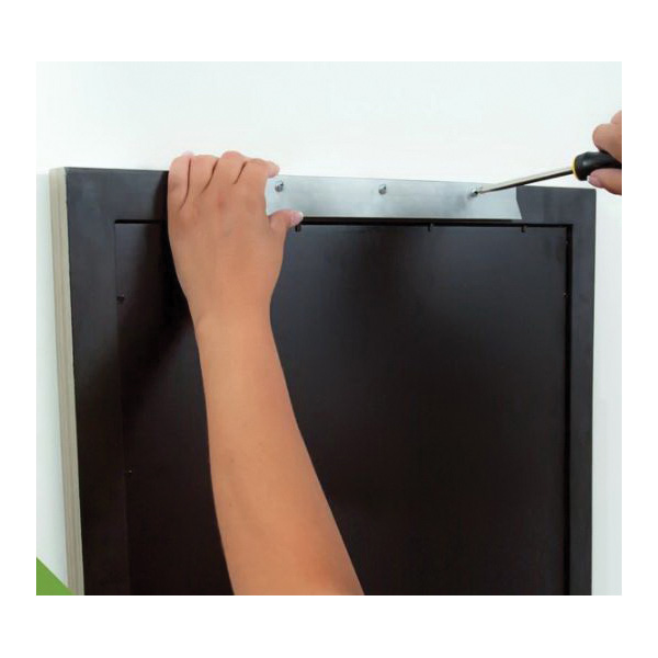 Hangman APT-12 Apartment Hanger, 120 lb, Aluminum, Silver, 0.3 in Projection, Bracket - 3