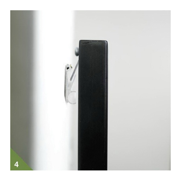 Hangman APT-12 Apartment Hanger, 120 lb, Aluminum, Silver, 0.3 in Projection, Bracket - 5