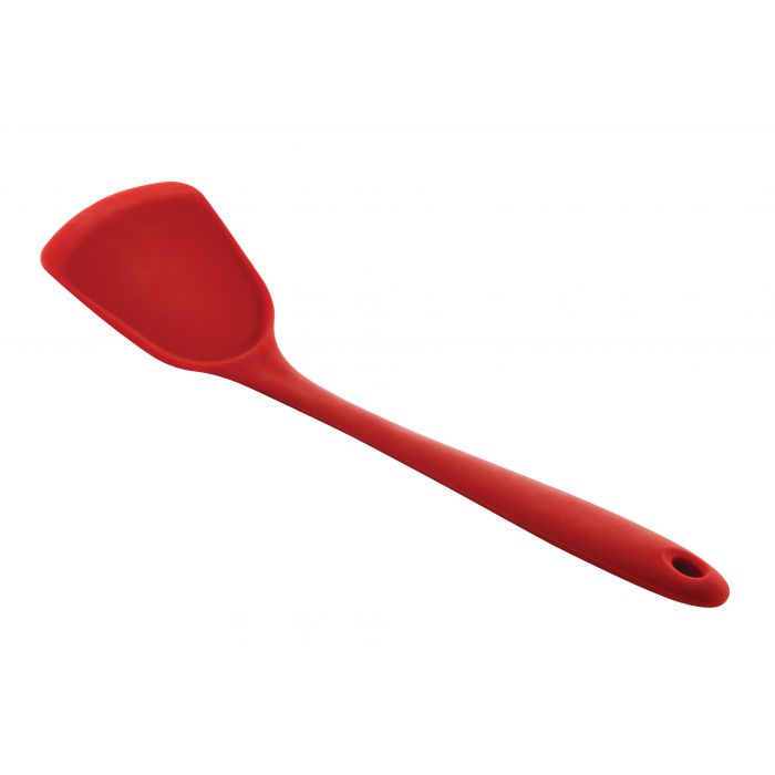 HIC 97139 Wok Tool, 14 in OAL, Silicone Blade, Red - 2