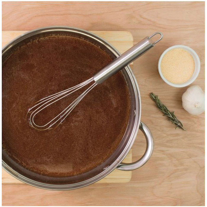 Mrs. Anderson's Baking 22012 Roux Whisk, 10-1/2 in OAL, Stainless Steel, Stainless Steel Handle - 4