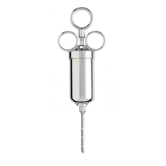 HIC 22005 Roasting Marinade Injector, 1.5 oz Capacity, Copper/Stainless Steel - 2