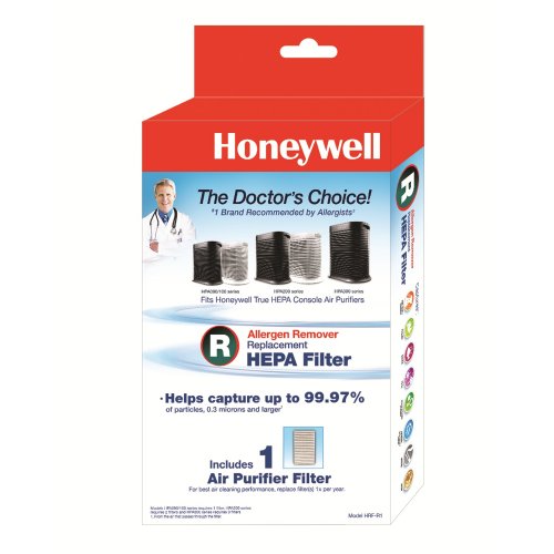 Honeywell HRF-R1 Air Purifier Filter, 6.7 in L, 10.3 in W, 99.97 % Filter Efficiency - 2