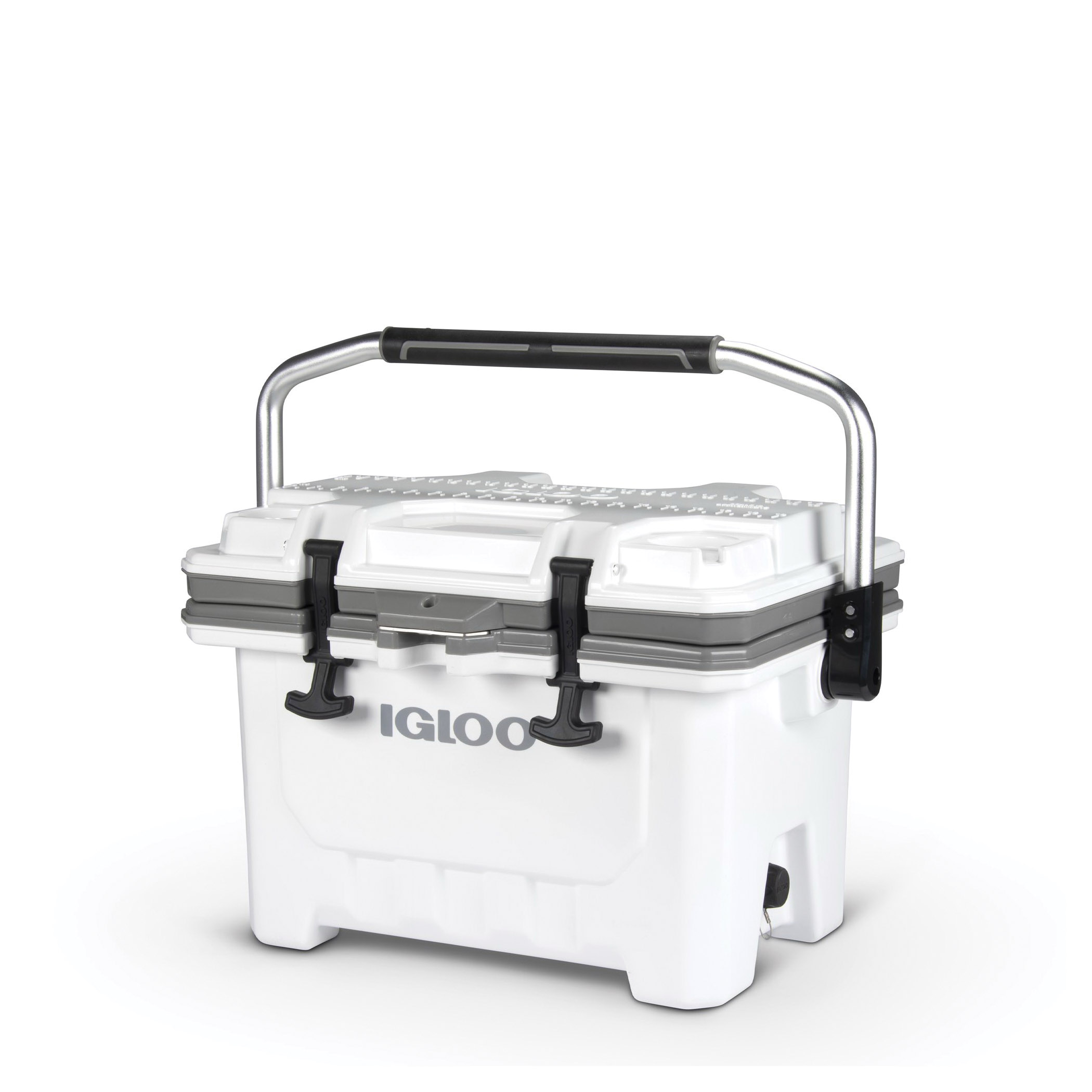 Igloo IMX Series 49829 Cooler, 7.3 kg Cooler, Rubber/Stainless Steel, White - 2