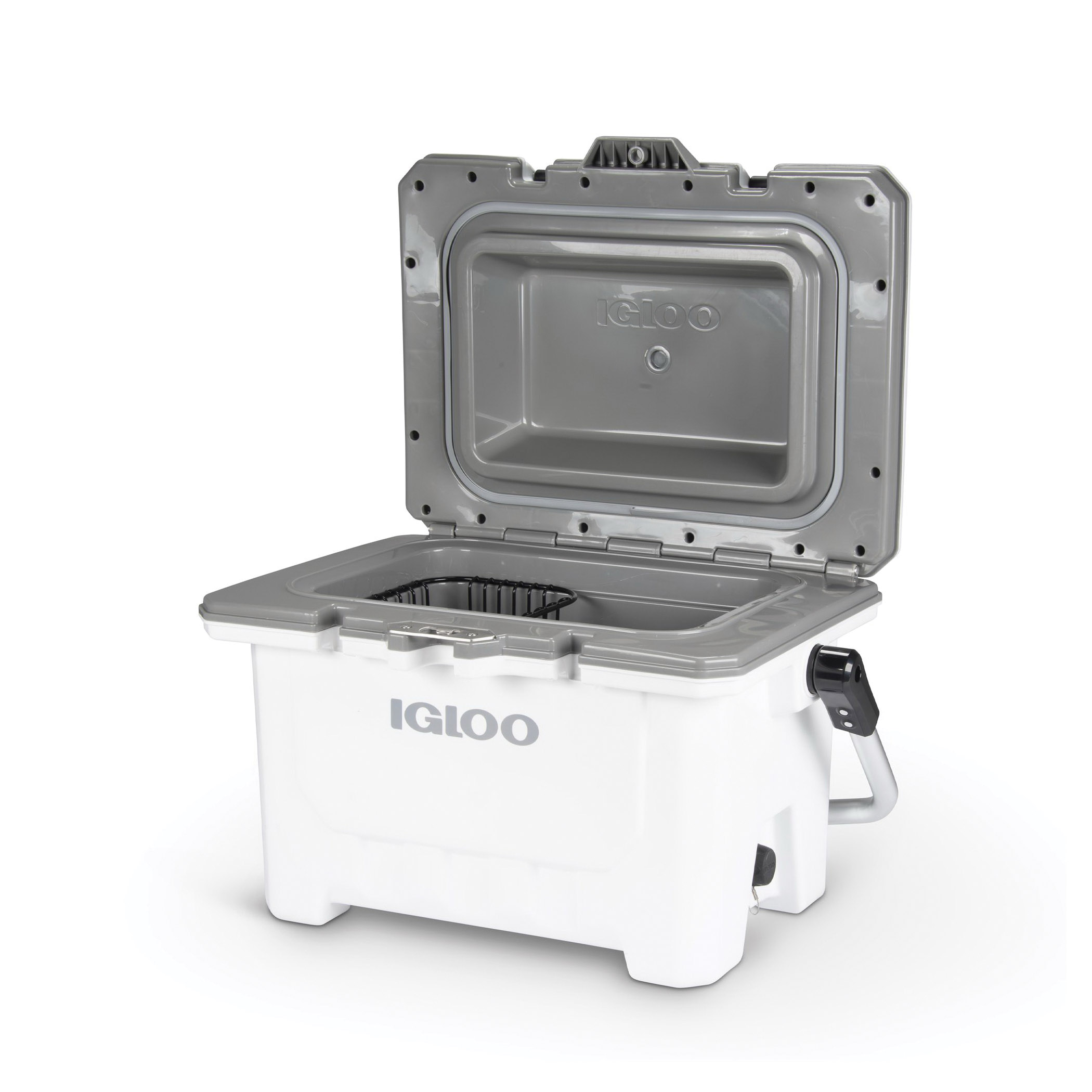 Igloo IMX Series 49829 Cooler, 7.3 kg Cooler, Rubber/Stainless Steel, White - 3