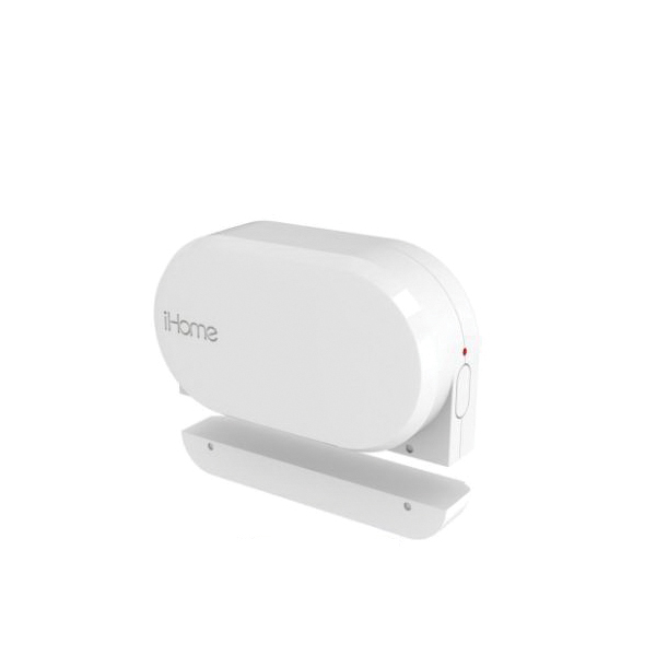 iHome iSB04 Door/Window Sensor, OS: Apple iOS 9.3, Android KitKat 4.4, Network Connectivity: 2.4 GHz, White - 2