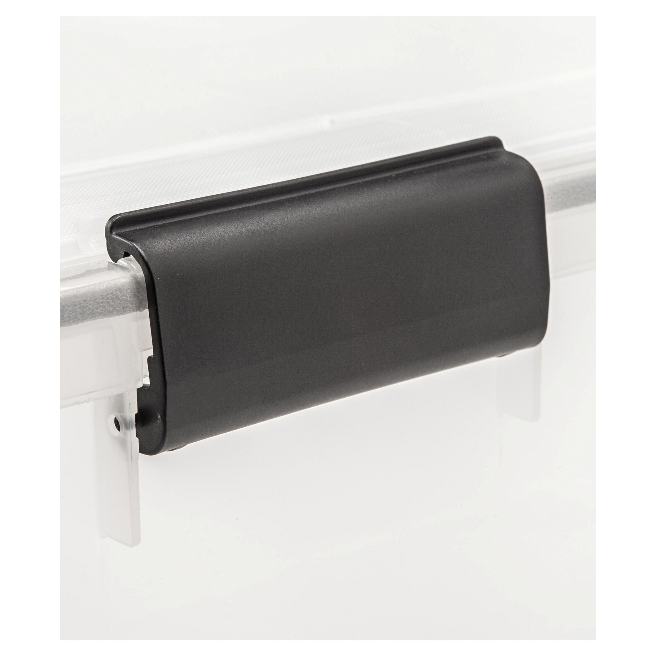 Iris WEATHERTIGHT 110586 Storage Bin, 74 qt Volume, Plastic, Clear, 23.6 in L, 17.8 in W, 14-1/2 in H - 2