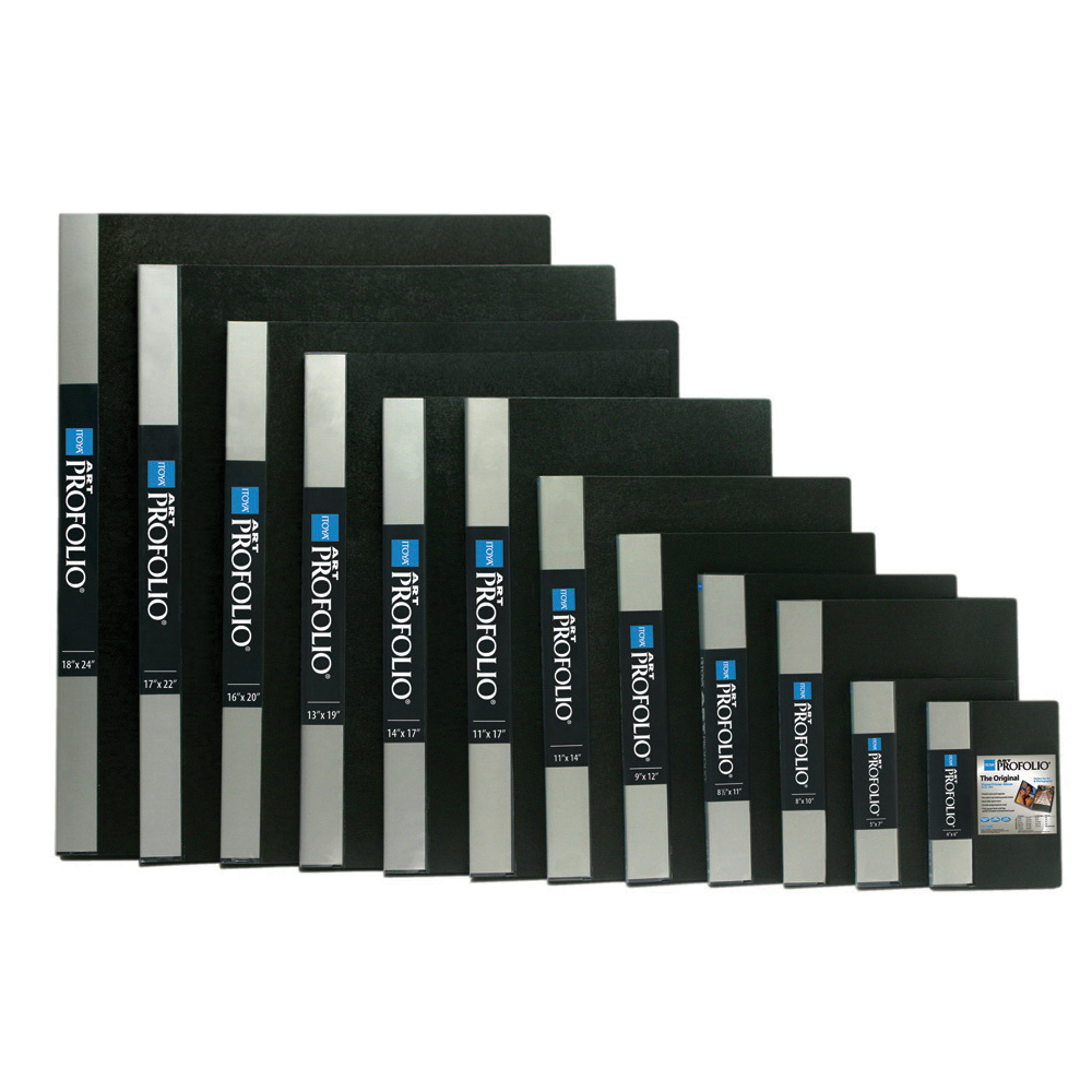 Itoya IA-12-8-12 The Original Art Profolio, Black, 8-1/2 x 11 in Sheet - 3