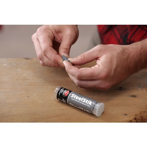 J-B Weld TankWeld 8217 Epoxy Putty, 1 oz, Solid, Pungent, Sulfurous, Black/Dark Gray - 4