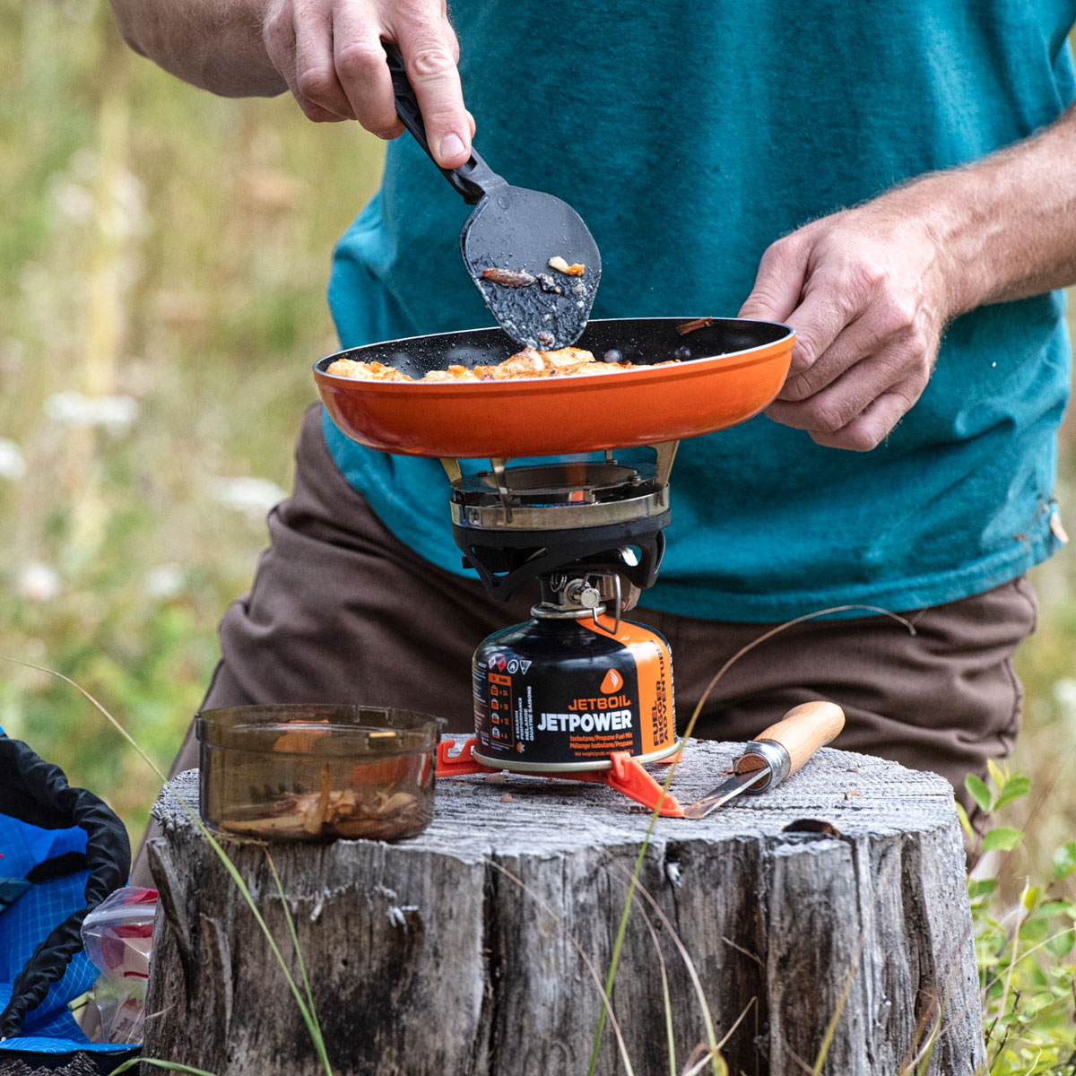 Jetboil SKLT Summit Skillet, Orange, Ceramic-Coated - 3