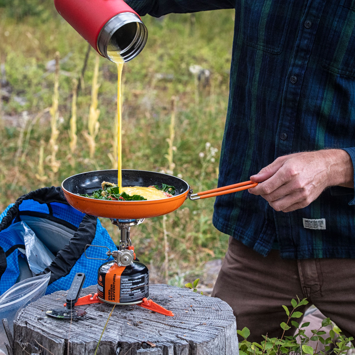 Jetboil SKLT Summit Skillet, Orange, Ceramic-Coated - 4
