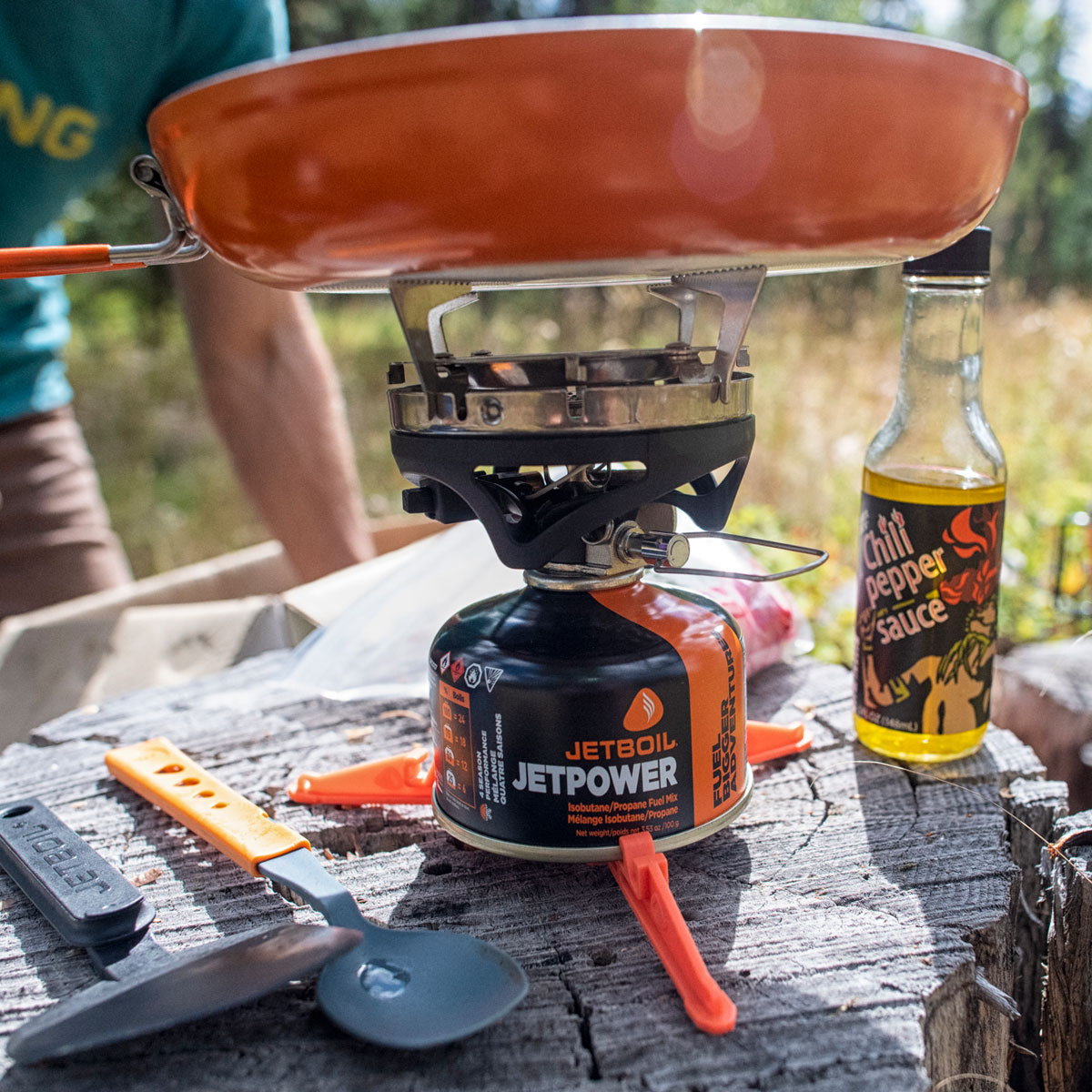 Jetboil SKLT Summit Skillet, Orange, Ceramic-Coated - 5