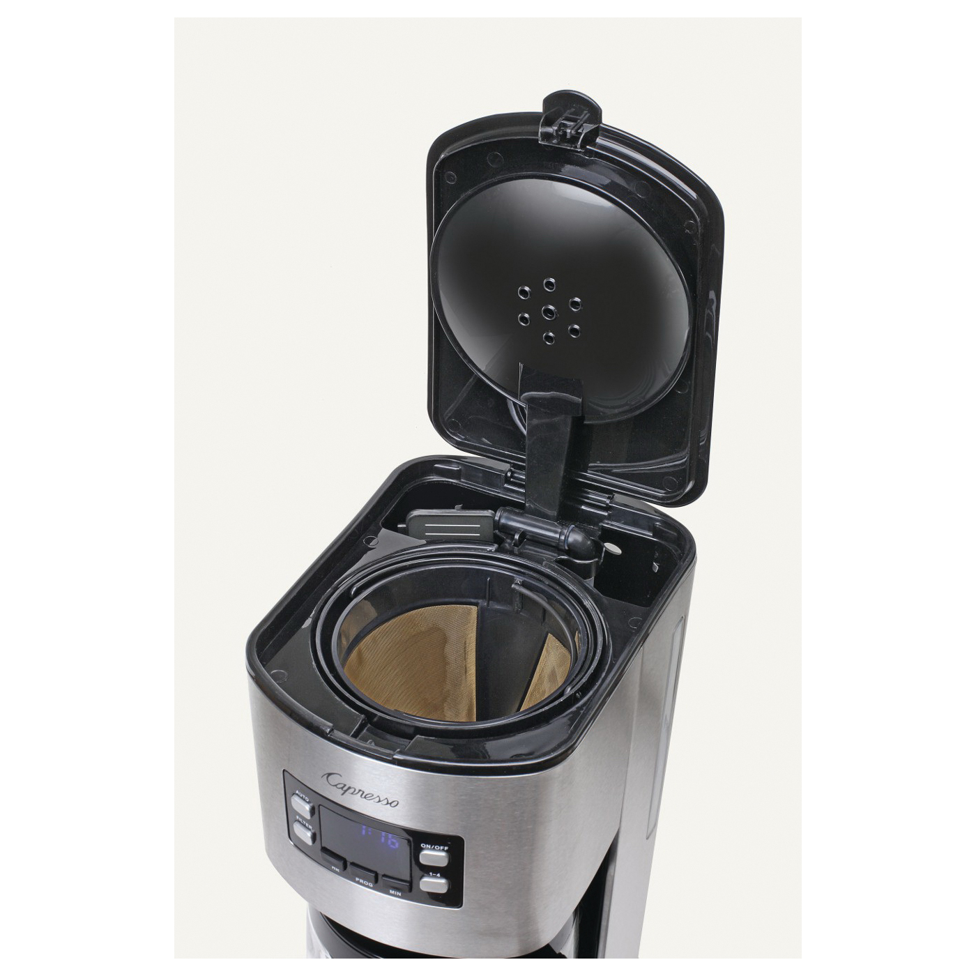 Capresso SG300 Coffee Maker, 60 oz Capacity, 1000 W, Stainless Steel - 3