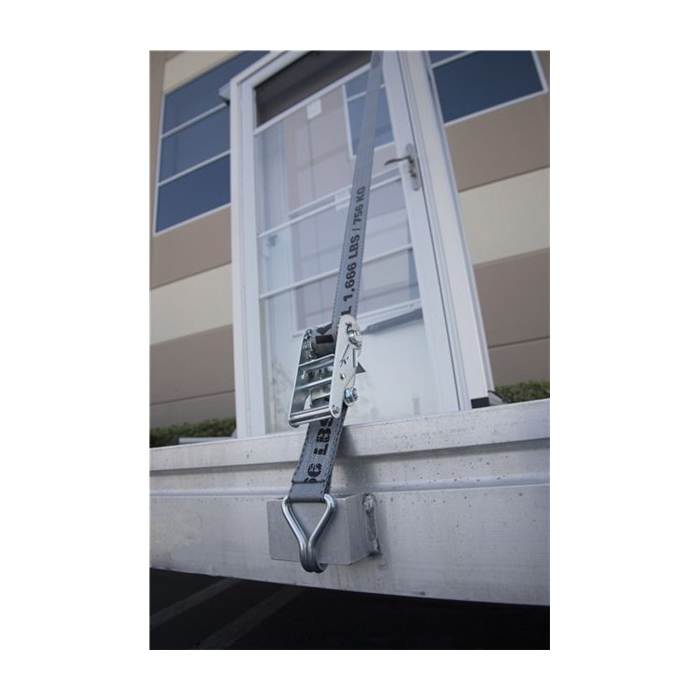 Keeper 89519 Tie-Down, 1-3/4 in W, 15 ft L, Yellow, 1666 lb Working Load, Double J-Hook End - 2