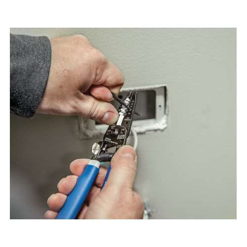 Klein-Kurve 11054 Wire Stripper/Cutter with Closing Lock, 8 to 16 AWG Solid, 10 to 18 AWG Stranded Stripping - 4