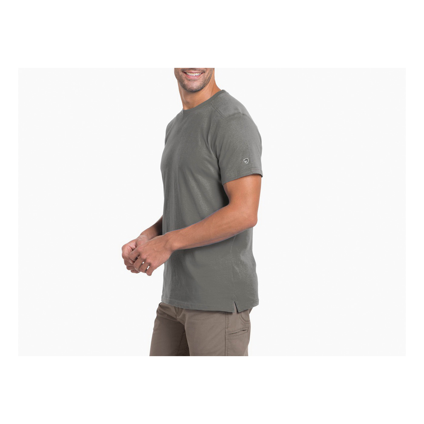 Kuhl BRAVADO Series 7200-OL-L T-Shirt, L, Cotton, Olive, Short Sleeve - 3