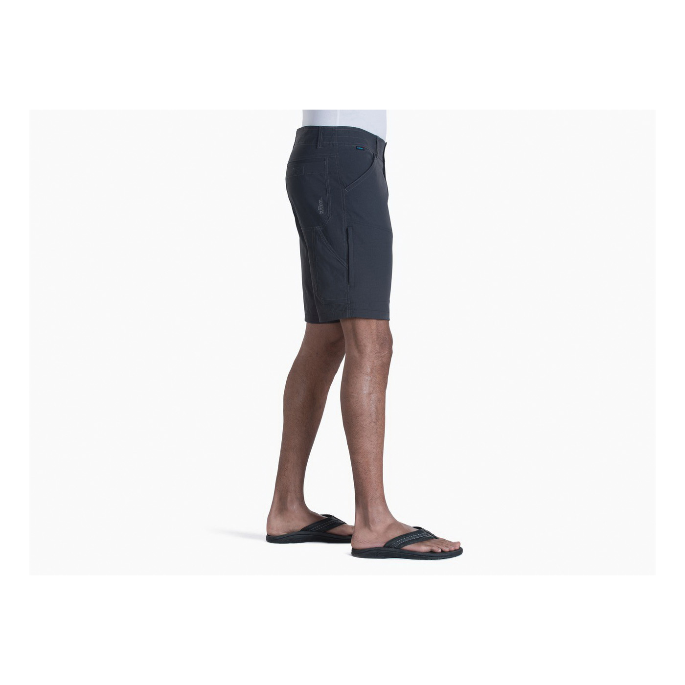 Kuhl RENEGADE Series 5121-KO-36 Shorts, 36 in, Koal, 12 in L, Nylon/Spandex - 3