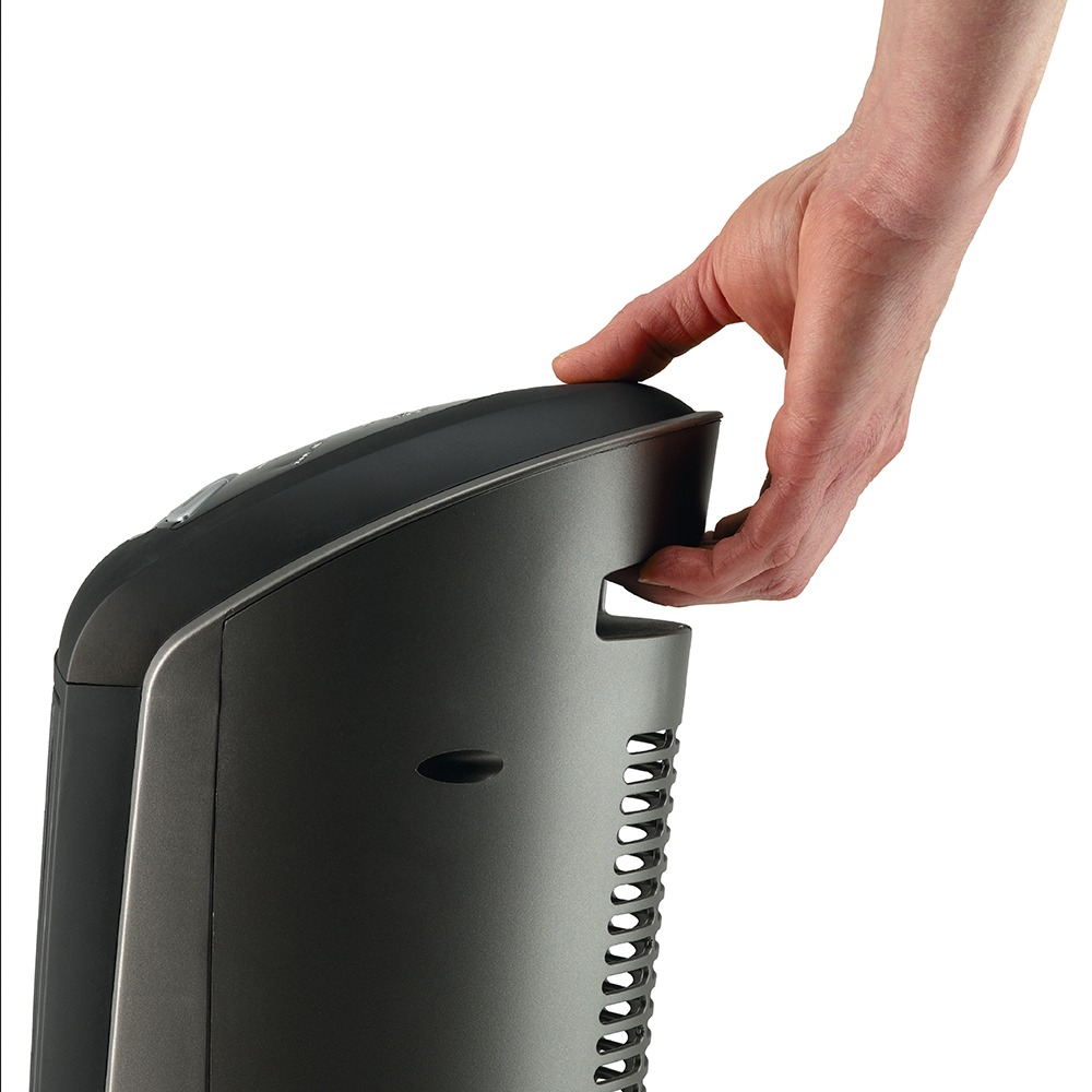 Lasko 751320 Ceramic Tower Heater with Remote Control, 12.5 A, 120 V, 1500 W, 300 sq-ft Heating Area, Gray - 3