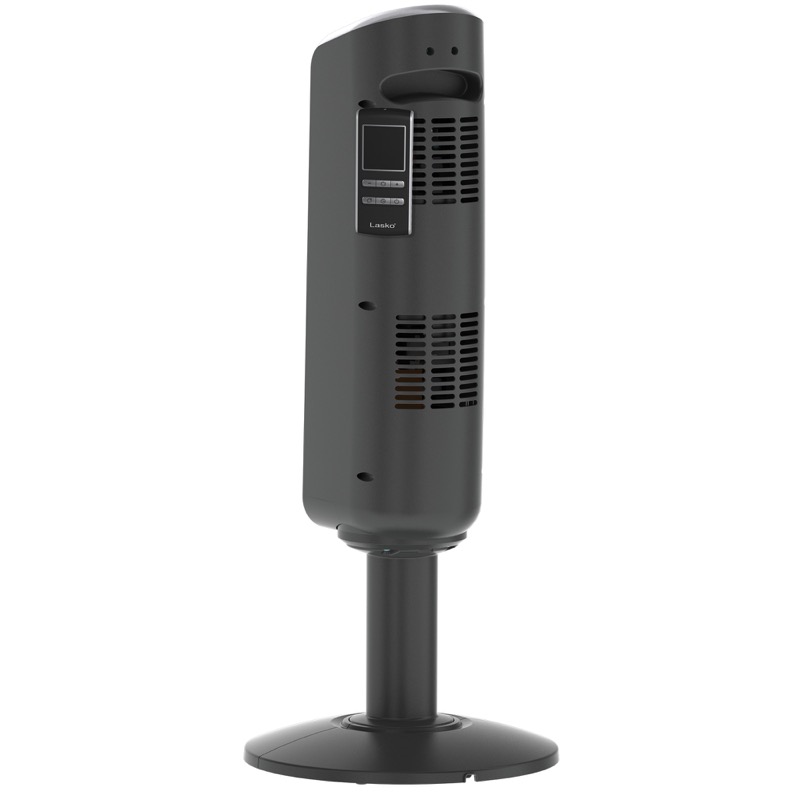 Lasko 5397 Ceramic Pedestal Heater with Digital Remote, 12.5 A, 120 V, 1500 W, 300 sq-ft Heating Area, Silver - 3