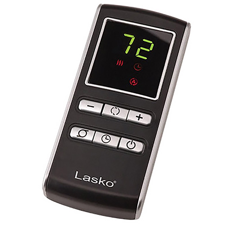 Lasko 5397 Ceramic Pedestal Heater with Digital Remote, 12.5 A, 120 V, 1500 W, 300 sq-ft Heating Area, Silver - 4