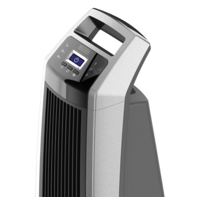 Lasko U35115 Oscillating High-Velocity Fan with Remote Control, 120 V, Plastic Housing Material, Gray - 2