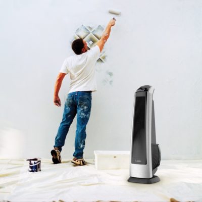 Lasko U35115 Oscillating High-Velocity Fan with Remote Control, 120 V, Plastic Housing Material, Gray - 5