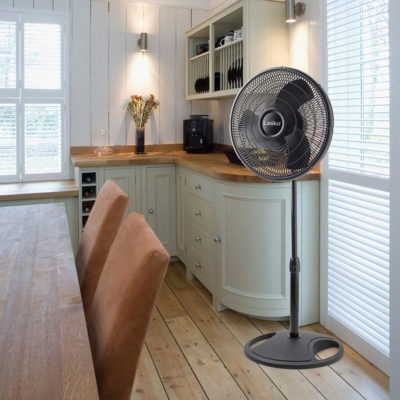 Lasko 2521 Oscillating Stand Fan, 120 V, 16 in Dia Blade, Plastic Housing Material, Black - 4
