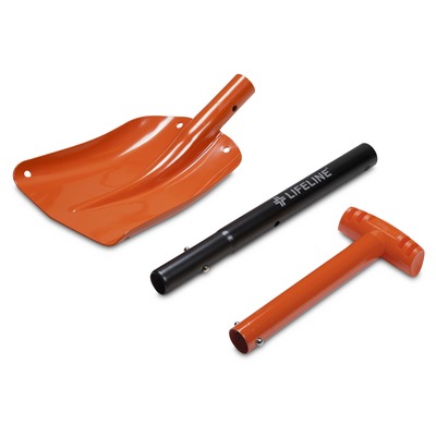 Lifeline 4017 Sport Utility Shovel, Aluminum Blade, Aluminum Handle, 32 in OAL, Orange - 2