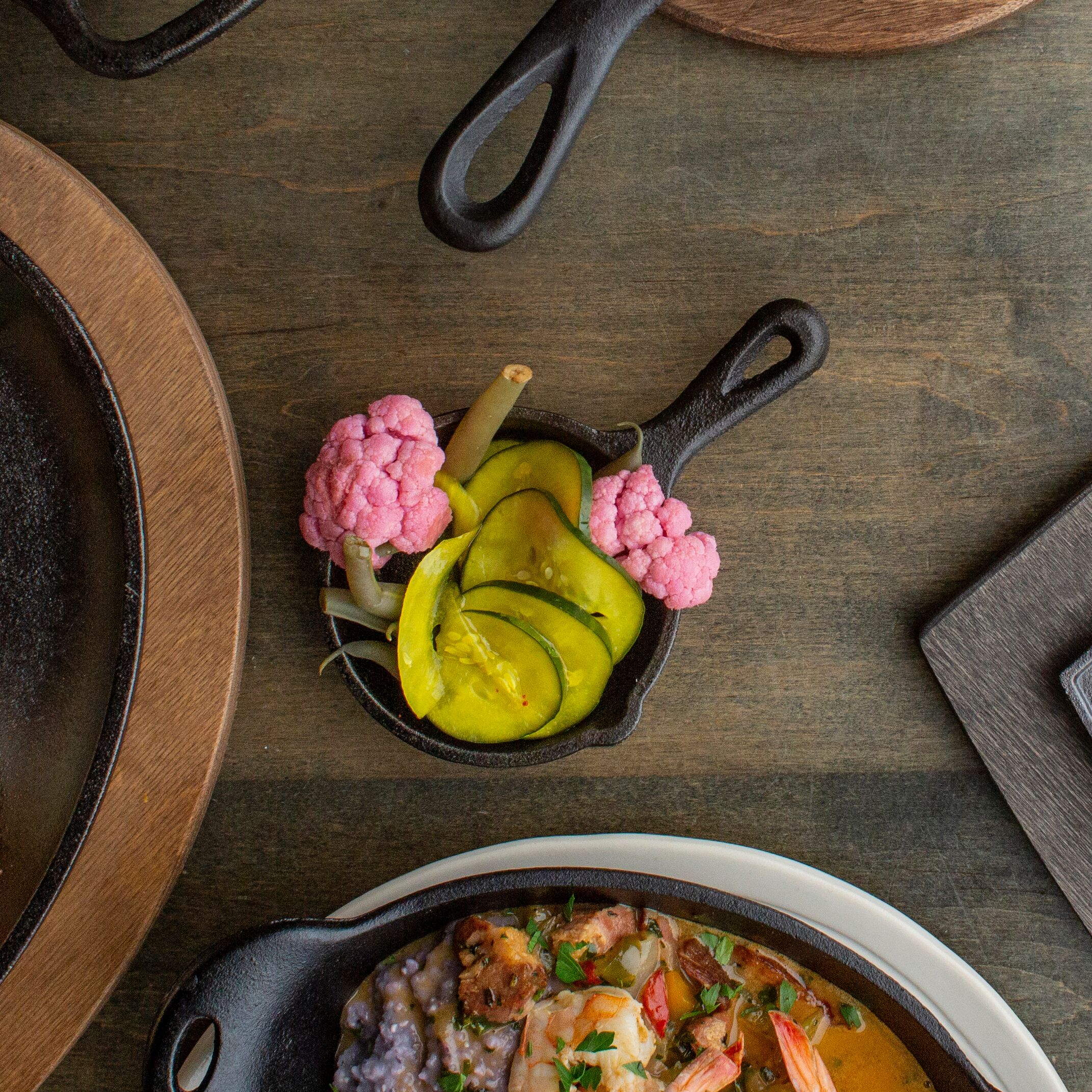 Lodge LMS3 Mini Skillet, 3-1/2 in Dia, Cast Iron, Black - 4