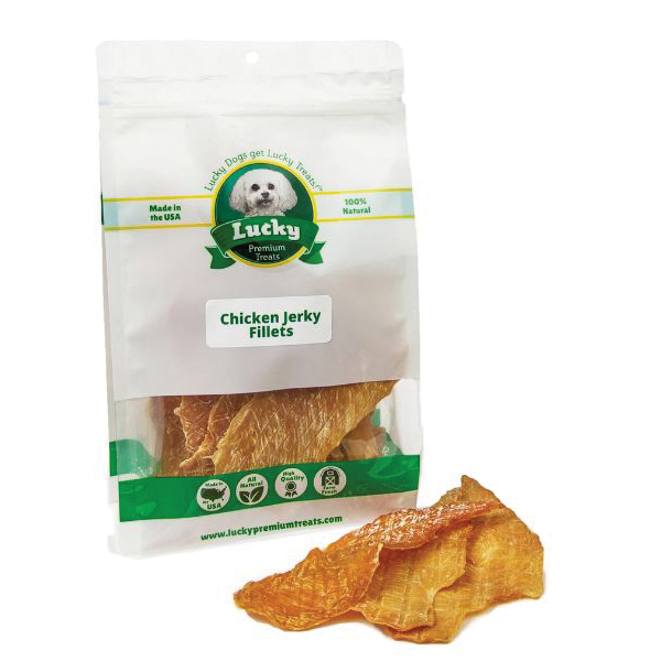 Lucky Premium Treats CJ2 Dog Treat, Chicken Flavor, 8 oz Bag - 3