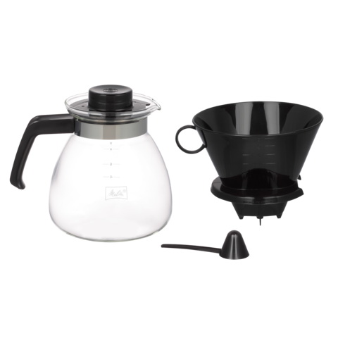 Melitta 640616 Coffee Maker and Glass Carafe Set, 52 oz Capacity, Glass/Plastic - 2