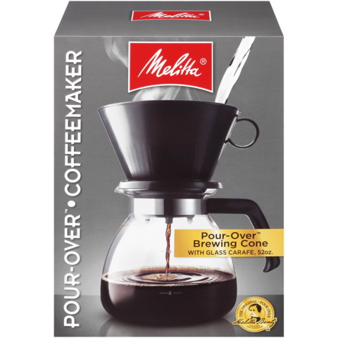 Melitta 640616 Coffee Maker and Glass Carafe Set, 52 oz Capacity, Glass/Plastic - 3