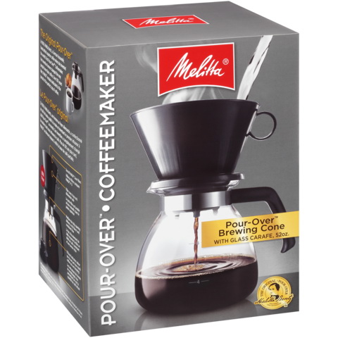 Melitta 640616 Coffee Maker and Glass Carafe Set, 52 oz Capacity, Glass/Plastic - 4