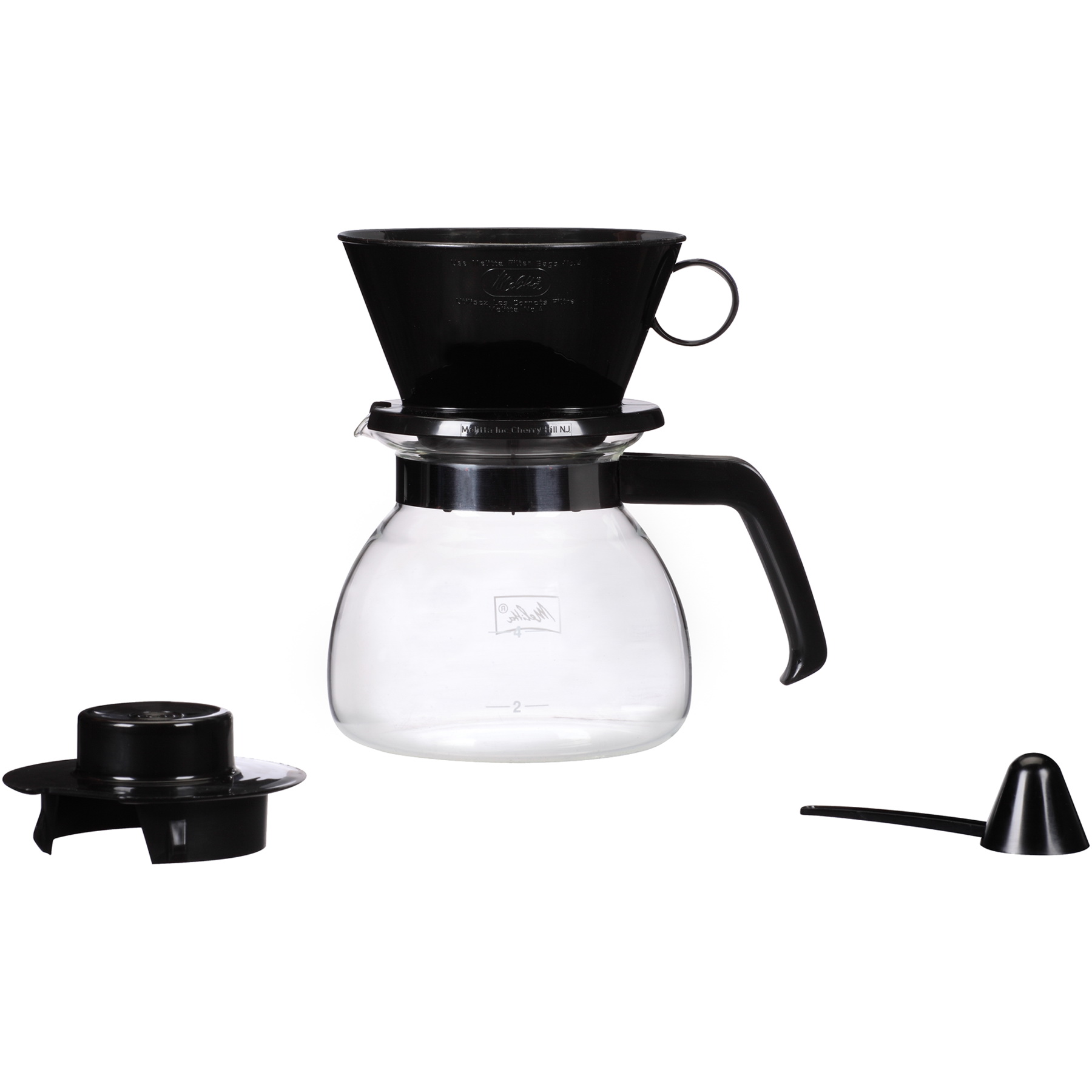 Melitta 640446 Coffee Maker and Glass Carafe Set, 36 oz Capacity, Glass/Plastic - 2