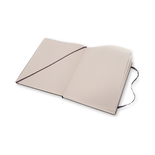 Moleskine 9788883701139 Classic Notebook, 5 x 8-1/4 in Sheet, Ivory Sheet, Squared Sheet - 4