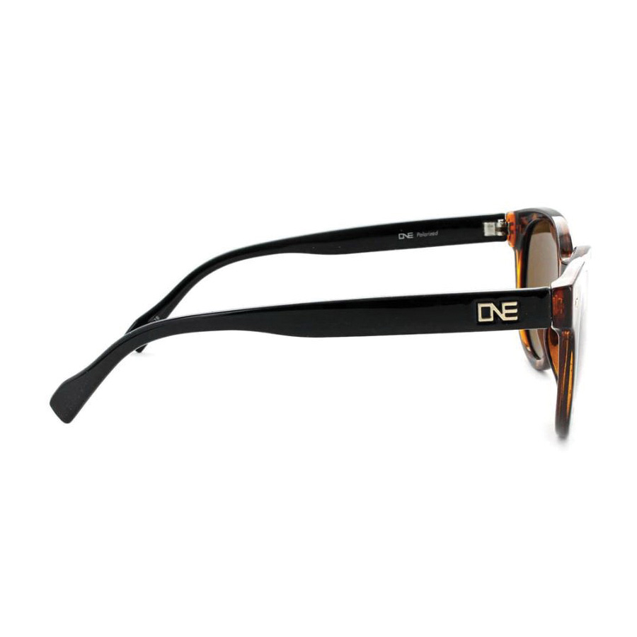 Optic Nerve 17015 Hotplate Sunglasses, Round Frame, Polycarbonate Frame, Shiny Honey Demi Frame, Polarized, Brown Lens - 3