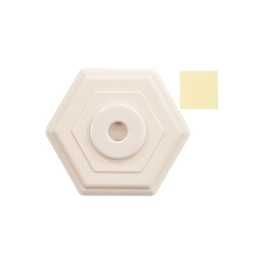 ACE 01-3028-513 Door Stop, Almond, 5 in L, Rubber, 1/PK - 3