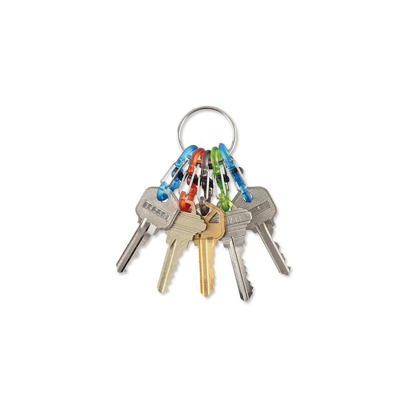 Nite Ize KRGP-11-R3 Key Ring, Split Ring, Polycarbonate Case - 2