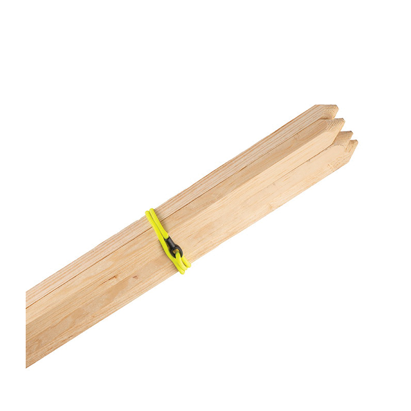 Gear Tie GLS18-33-2R6 Twist-Tie, 1/2 in W, 18 in L, Rubber, Neon Yellow - 2