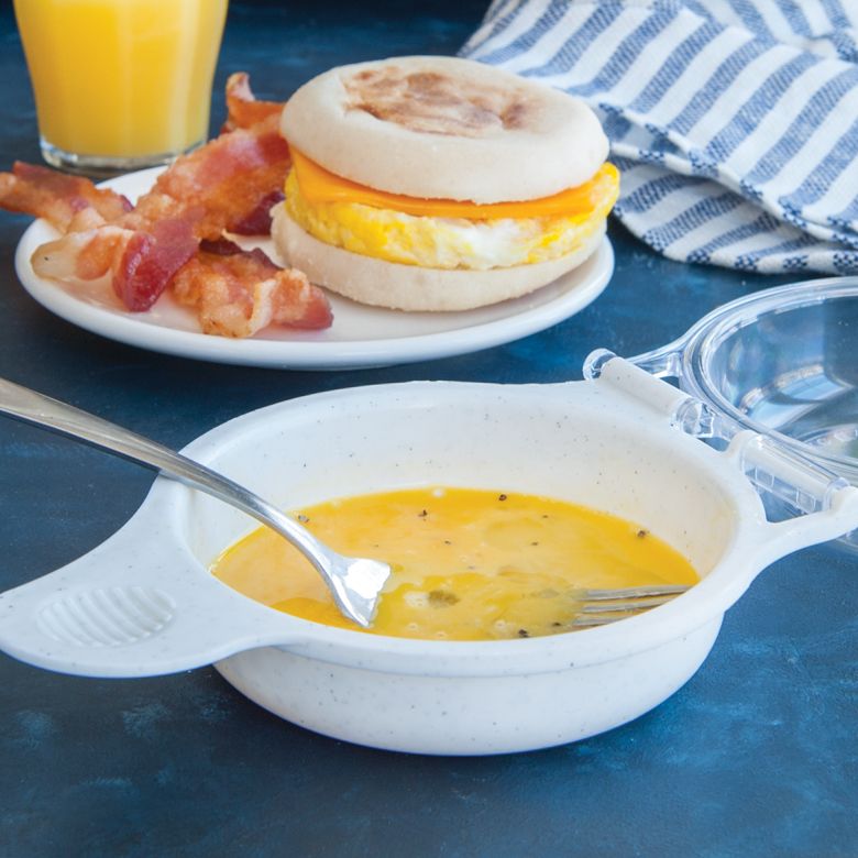 Nordic Ware 60510 Eggs 'N Muffin Breakfast Pan, Glass, Dishwasher Safe: Yes, 4.13 in L, 4.13 in W, 2.38 in H - 2