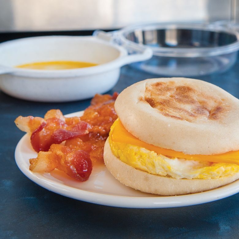 Nordic Ware 60510 Eggs 'N Muffin Breakfast Pan, Glass, Dishwasher Safe: Yes, 4.13 in L, 4.13 in W, 2.38 in H - 4