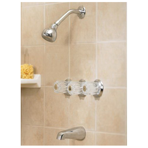 OakBrook Collection Essentials Series 834X-0001 Tub and Shower Faucet, 1-Function Showerhead, 1.8 gpm Showerhead - 2