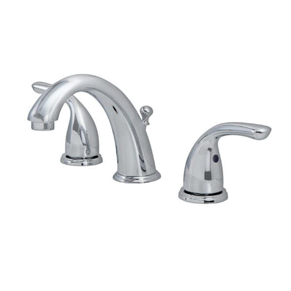 OakBrook Collection Coastal 67364W-6101 Series Pop-Up Faucet, High Arc Spout, Chrome Plated, 1.2 gpm, 2-Faucet Handle - 2